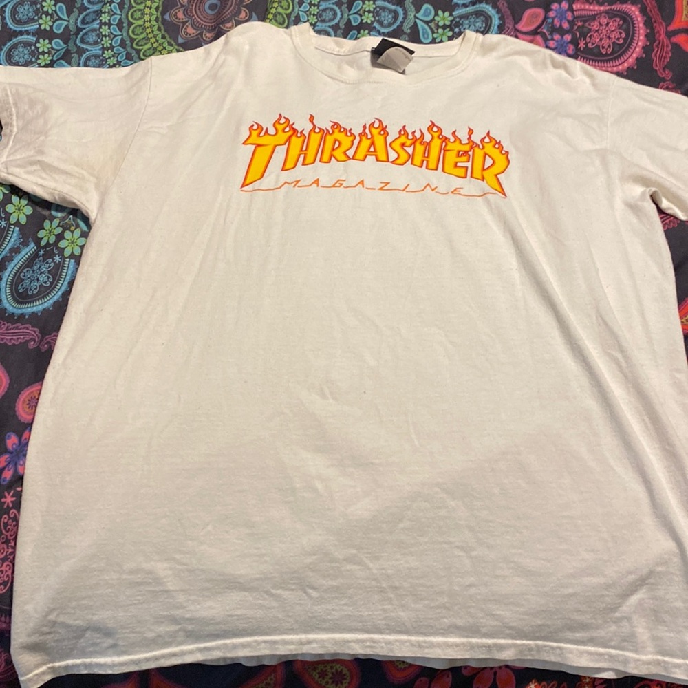 White Thrasher Tee